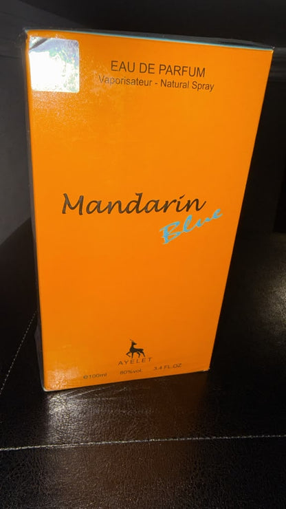 Mandarin Blue by Ayelet - original orange box