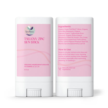 2 Pack Tallow Zinc Sun Stick