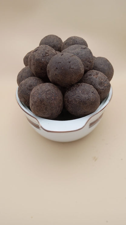Chokpla Peli Haitian Cocoa balls with packaging