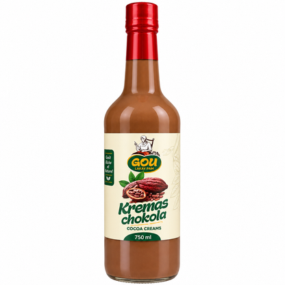 Kremas Chokola bottle, front view