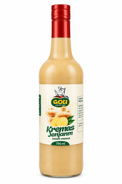 Kremas Jenjanm bottle, front view on white background