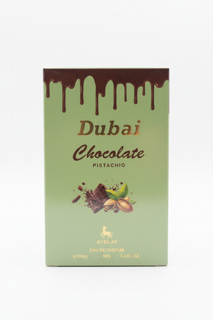 Dubai Chocolate Pistachio Eau de Parfum - White Background