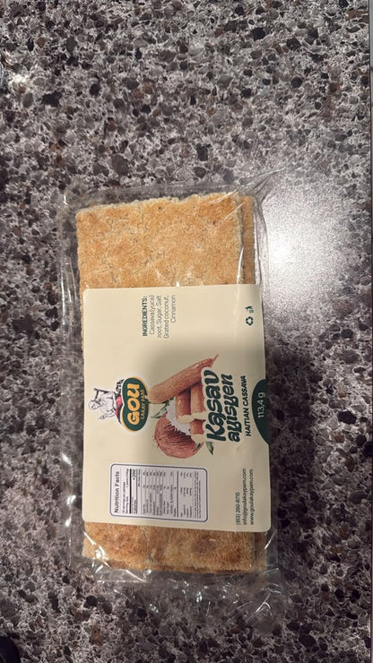 Kasav Ayisyen Haitian Cassava flatbread by Gou Lakay Pam