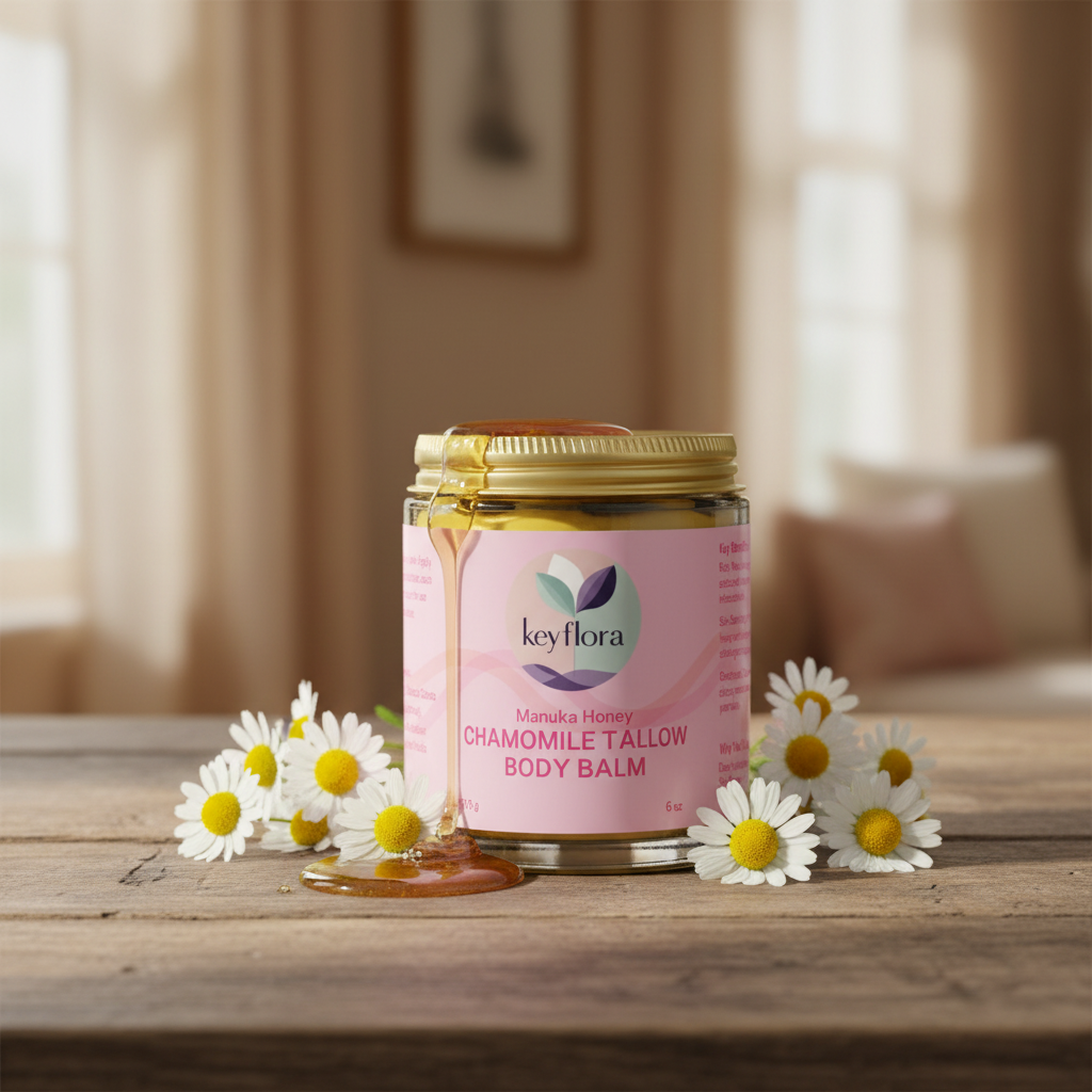 Keyflora Manuka Honey Body Balm Styled Scene